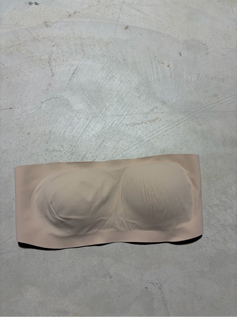 Aerie smoothez Strapless Seamless Bandeau Bra nude medium
